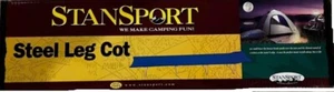 Stansport G-22 Cama de pierna de acero con marco de recubrimiento en polvo 72" x 23" x 8" Nueva en caja - Imagen 1 de 3