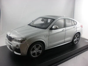 Paragon Models BMW X4 Glacier Plata 2014 Dealer Caja 1/18 80432352457 - Imagen 1 de 3