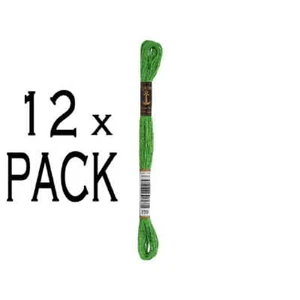 12x Anchor Bordado twist 8m, dkl verde caduco, algodón, color 239, 6-hilo - Imagen 1 de 1