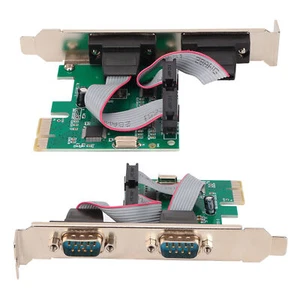 Pcie Expansion Card Pcie Serial Card Computer Desktop Com Port Pcie To Rs2 - Picture 1 of 22
