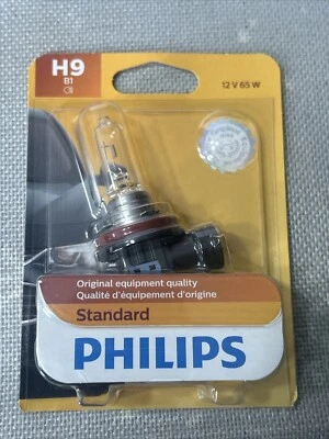 Faros Phillips H9B1 estándar H9 bombilla de faro.  nuevo.  envío gratis Foto 1 de 3