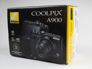[SIN USAR] Cámara digital Nikon COOLPIX A900 20,0 MP - negra