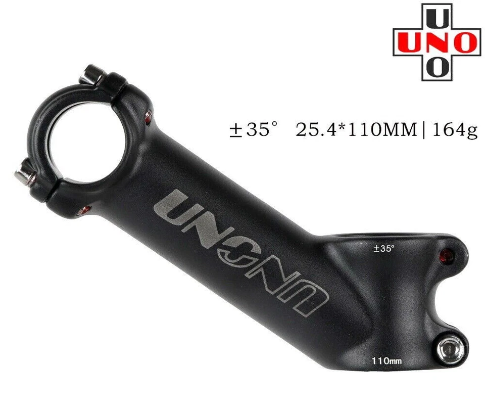 UNO Bicycle Stem ±35° MTB Road Bike Ultralight 110MM Aluminum Stems 31.8 - Image 1 of 1