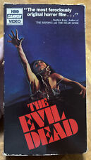 Rare The Evil Dead VHS HBO Cannon Video TVB1979 Starring Bruce Campbell 