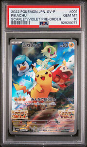 PSA 10 Pikachu 001/SV-P Scarlet & Violet PROMO Japanese Pokemon Card GEM MINT #3