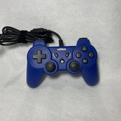 NYKO Core Wired Blue Controller for PlayStation 3 (PS3) Model 83069 ML329 - Image 1 of 4