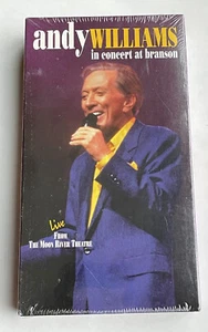 SEALED Andy Williams: In Concert At Branson - VHS - NEW 1994 Moon River Theatre - Picture 1 of 5