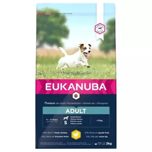 More details for eukanuba active adult small breed dog food (chicken) 3kg, 12kg, 15kg