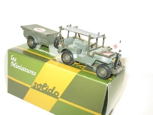 Solido, Jeep Willys Ambulance Sanitaire Military Stretcher French Army - Picture 1 of 3