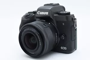 Canon Mirrorless SLR Camera EOS M5 Lens Kit EF-M15-45mm F3.5-6.3 IS STM - Picture 1 of 1