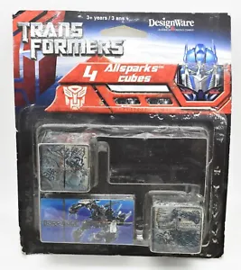 Transformers 3 Out Of 4 All Sparks Cubes Picture Cubes Designware 2007 Hasbro - Picture 1 of 2