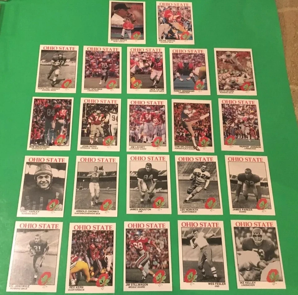 Ohio State Buckeyes 1988 Kroger &WBNS 10-TV Football Legends Cards RARE See List