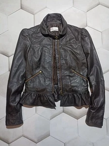 Red Valentino Damen Lederjacke Braun - Bild 1 von 9