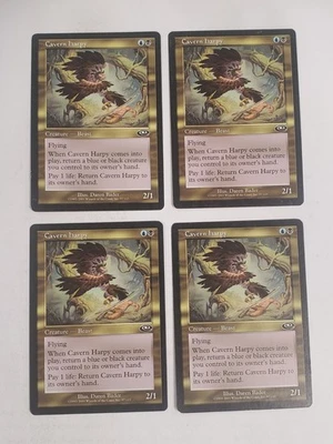 MTG Playset 4x Cavern Harpy (Planeshift/Gold/C) - BGM - Image 1 of 2