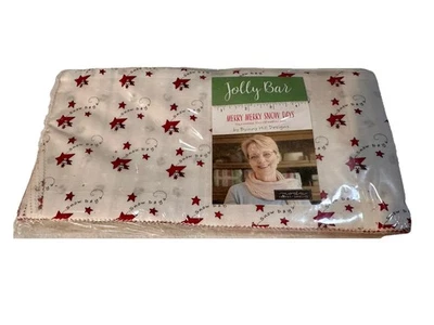 Novo na embalagem Merry Merry Snow Days Bunny Hill Moda Jolly Bar MODA-2940JB PADRÃO GRÁTIS - Imagem 1 de 2