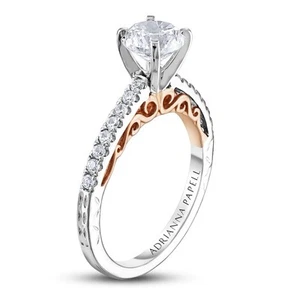 Bridal Set Wedding Engagement Ring & Band SET - Picture 1 of 4