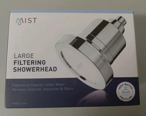 Mist Large Round 15 Stage Filtration High Pressure Shower Head - Picture 1 of 10