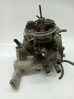 89-91 Geo Metro 1.0 3cyl Cuerpo del acelerador Inyección de combustible TBI Colector de admisión  Foto 1 de 4