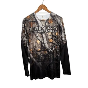 Lengendary Whitetails Mens Shirt Large Camo Long Sleeve Hunting Hunter Outdoors - Picture 1 of 9