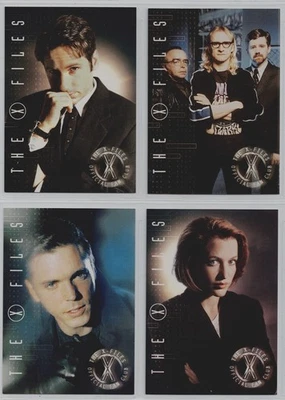 X FILES COMIC-CON 2000 SET OF 4 PROMO CARDS - Image 1 of 2