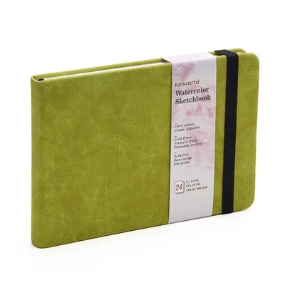 Watercolor Sketchbook, 5x7.5, 140 LB, 300 GSM, 100% Cotton Paper, Cold Press,... - Image 1 of 4