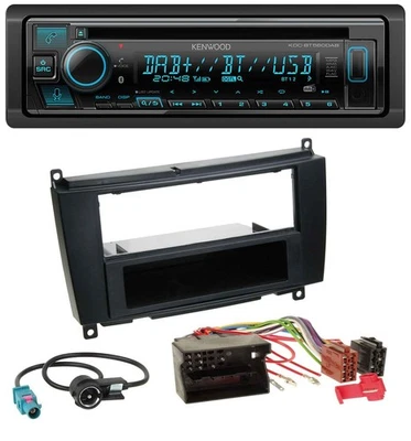 Kenwood Bluetooth DAB CD MP3 USB Autoradio für Mercedes CLK W209 ab 06 Coupe 04- - Bild 1 von 4
