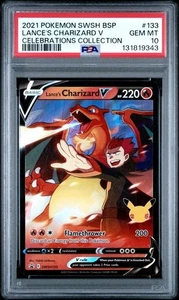 Lance's Charizard V SWSH133 SWSH: Tarjetas promocionales de espada y escudo holográficas - Imagen 1 de 2