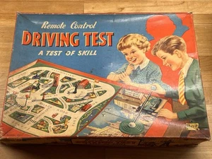 Vintage REMOTE CONTROL DRIVING TEST A TEST OF SKILL 1950s Game By Merit - Picture 1 of 7