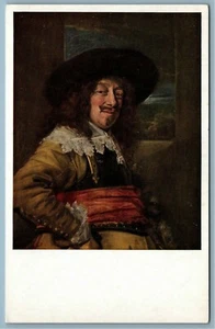 Art Postcard~ Portrait Of An Officer~ Francis Hals~ National Galery Of Art - Picture 1 of 2