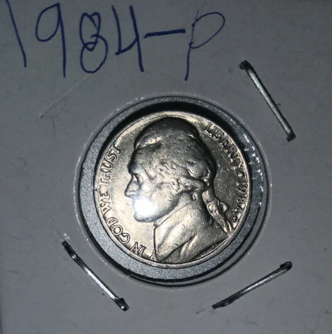 1984-P Nickel DDR DDO Doubling on the Reverse Cover