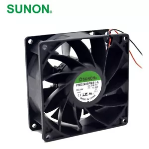 For SUNON 24V PMD2409PMB1-A 2pin 12.2W 92mm with axial fans Inverter cooling fan - Picture 1 of 4