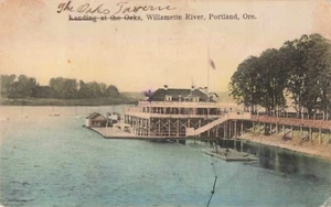 Portland, Oregon Postcard Landing at The Oaks Willamette River PM 1907       Z9 - Picture 1 of 2