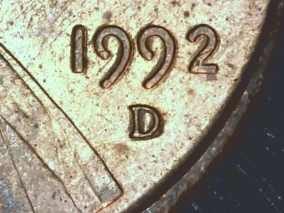 Lincoln Memorial Penny D 1992 fecha y como nuevo Foto 1 de 3