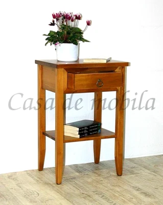 Solid Wood Bedside Table Honey Night Console Side Table Nightstand Nightstand - Image 1 of 4