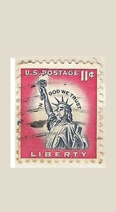 US 1044A Statue of Liberty 11c single 1961 - Picture 1 of 1