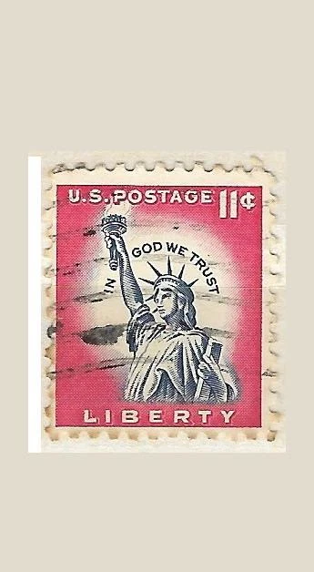 US 1044A Statue of Liberty 11c single 1961 - Image 1 of 1