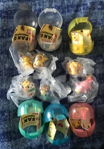 6 X Gashapon Pokemon Figure Set Fan Of Pikachu & Eevee Eievui 2019 Center Japan - Picture 1 of 13