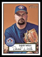 2001 Topps Heritage David Wells #76  Toronto Blue Jays