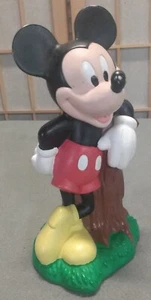 VINTAGE 1994 DISNEY Mickey MOUSE 8" COIN BANK PIGGY BANK PLASTIC - Picture 1 of 12
