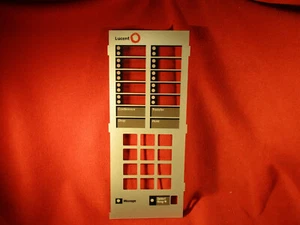 Lucent Avaya Definity 7410S01A-0035G plastic designation strip cover Silver - Picture 1 of 3