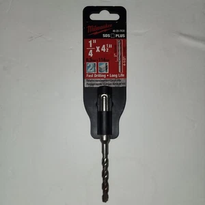 Milwaukee 48-20-7430 SDS+ 1/4" x 2" x 4" Hammer Drill Bit Germany - Picture 1 of 3