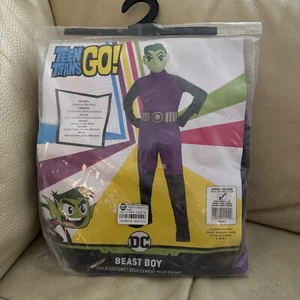 Boys Teen Titan Go Movie Beast Costume NEW DC Comics - Picture 1 of 4