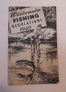 Regulaciones de pesca vintage de Wisconsin 1949 - Imagen 1 de 1