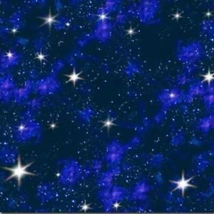 Galaxy Fabric, BTY, Star Fabric, Cotton, 1229E-BLU, TheFabricEdge - Picture 1 of 1