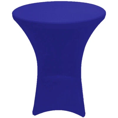 Cocktail Spandex Fitted Stretch Tablecloth 4 Legs Base Table Cover Wedding Event - Image 1 of 2