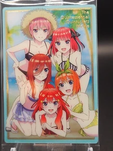 Nakano Family Movie The Quintessential Quintuplets Wafer Card No.18 Bandai C104 - Picture 1 of 10