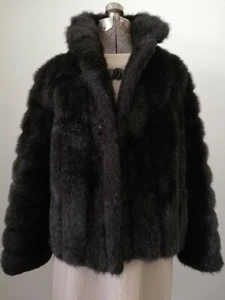 Faux Fur Jacket Made In England 16 "Stanley's Creation" - Picture 1 of 8