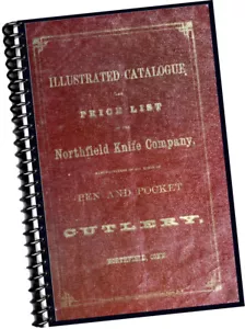 Couteaux couverts de poche catalogue illustré Northfield Knife Company (1870) - Photo 1/20