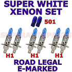 Set H1 H1 H1 501 Halogen Xenon Effect Light Bulbs Bulb