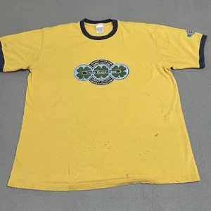 Herren Lucky Brand Logo Vintage T-Shirt 90er 2000er Old School L Ringer THRASHED - Bild 1 von 11